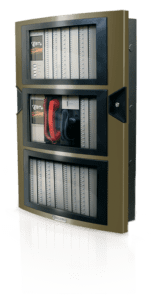 A fire protection system with a security alarm and call.