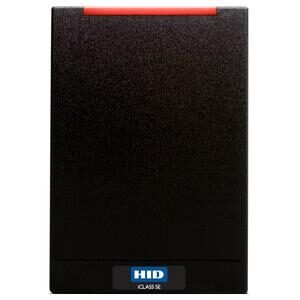 A black smart card reader with contactless