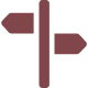 Signpost arrows pointing opposite directions