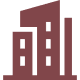 Simple skyscraper silhouette design