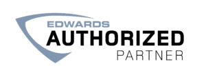 Edwards brand logo in gray text