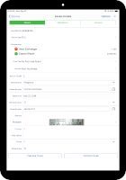 Electronic dashboard on a mobile device