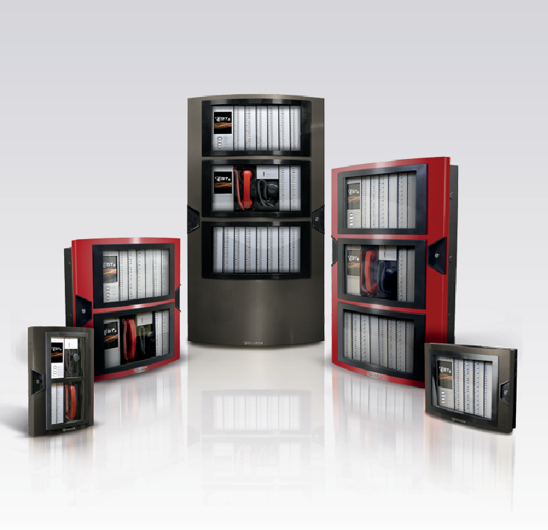 Multiple telephone and communications cabinets